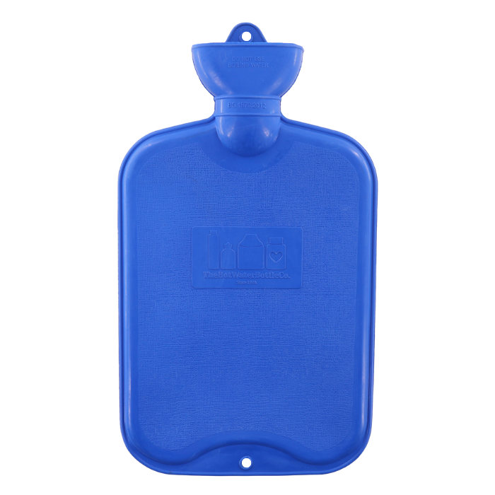 Autumn Offer: Buy 3 get cheapest FREE! 2 Litre Plain Sides Rubber Hot Water Bottle From The Hot Water Bottle Co.