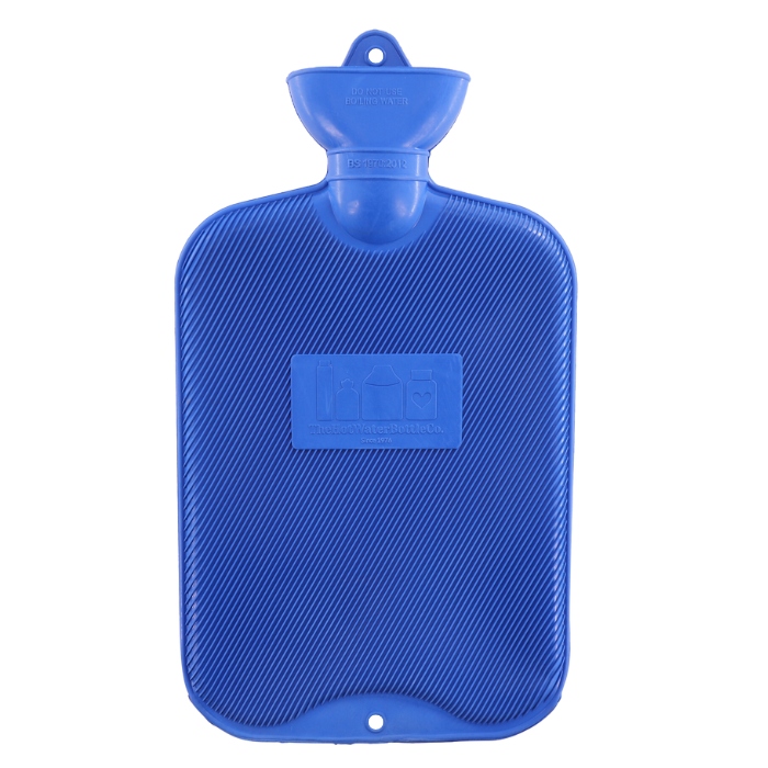 2 Litre Rib Two Sides Rubber Hot Water Bottle from The Hot Water Bottle Co.