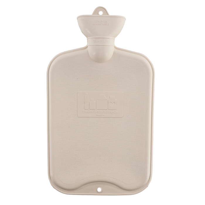 Autumn Offer: Buy 3 get cheapest FREE! 2 Litre Plain Sides Rubber Hot Water Bottle From The Hot Water Bottle Co.