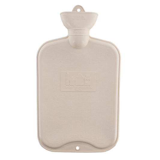 2 Litre Plain Sides Rubber Hot Water Bottle From The Hot Water Bottle Co.