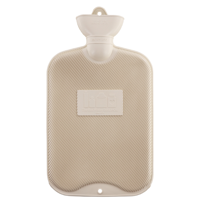 2 Litre Rib Two Sides Rubber Hot Water Bottle from The Hot Water Bottle Co.