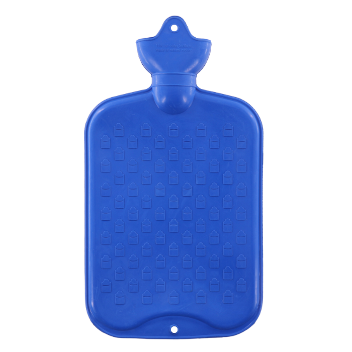Autumn Offer: Buy 3 get cheapest FREE! 2 Litre Plain Sides Rubber Hot Water Bottle From The Hot Water Bottle Co.