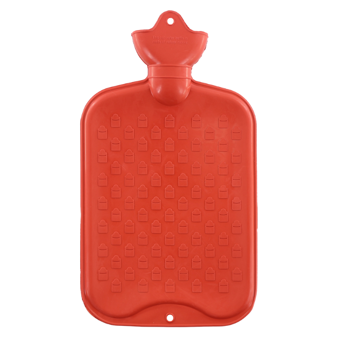 Autumn Offer: Buy 3 get cheapest FREE! 2 Litre Plain Sides Rubber Hot Water Bottle From The Hot Water Bottle Co.
