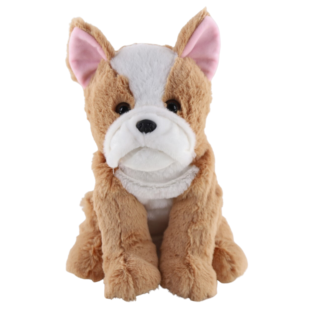 TBE, Toys, Huggable Frenchie Bulldog Plush With Removable Heat Pack