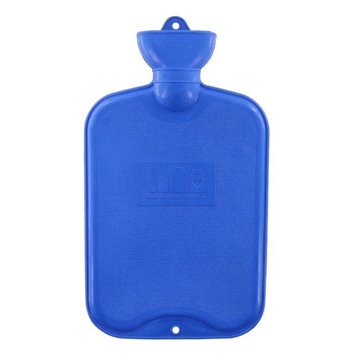 2 Litre Plain Sides Rubber Hot Water Bottle From The Hot Water Bottle Co.