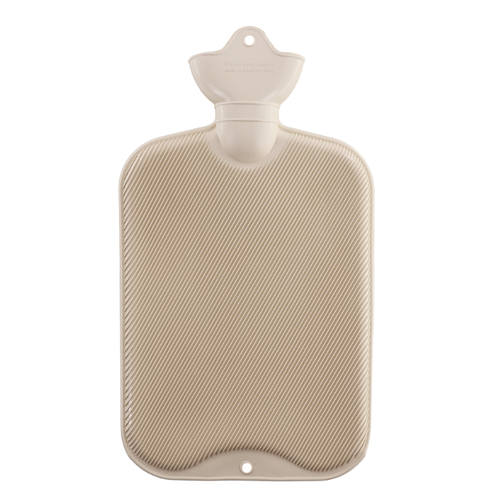 2 Litre Rib Two Sides Rubber Hot Water Bottle from The Hot Water Bottle Co.