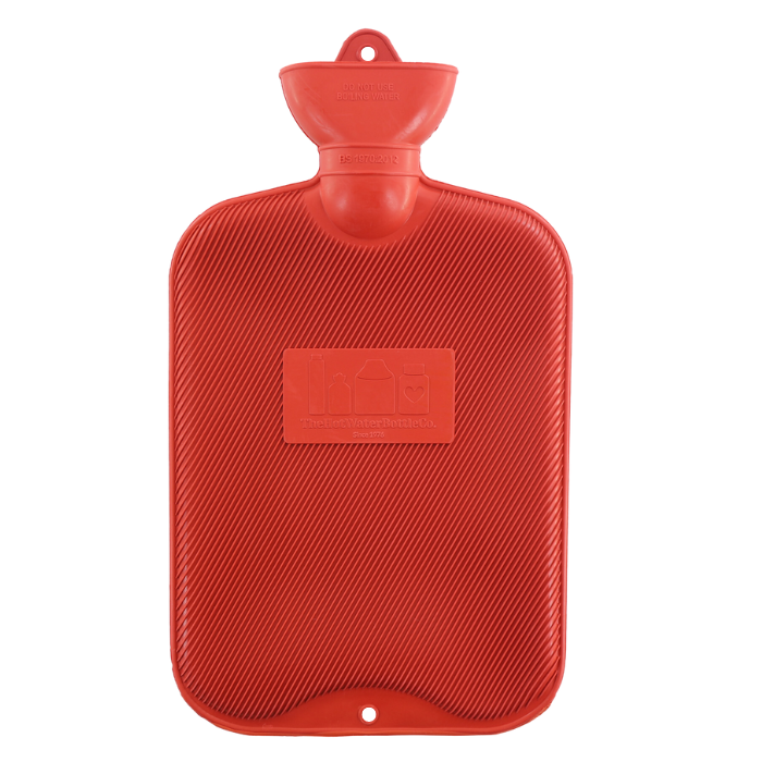 2 Litre Rib One Side Rubber Hot Water Bottle from The Hot Water Bottle Co.