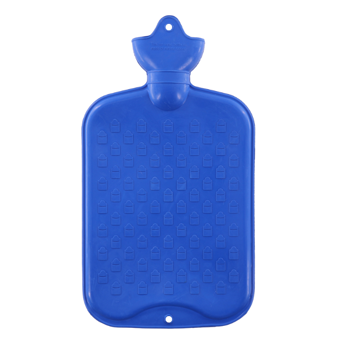 2 Litre Plain Sides Rubber Hot Water Bottle From The Hot Water Bottle Co.