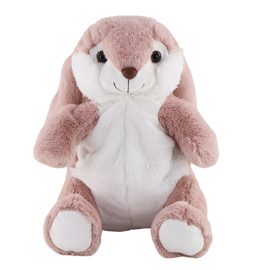 Belle The Bunny, Medium Heatie With Microwaveable Silica Bead Pillow Insert