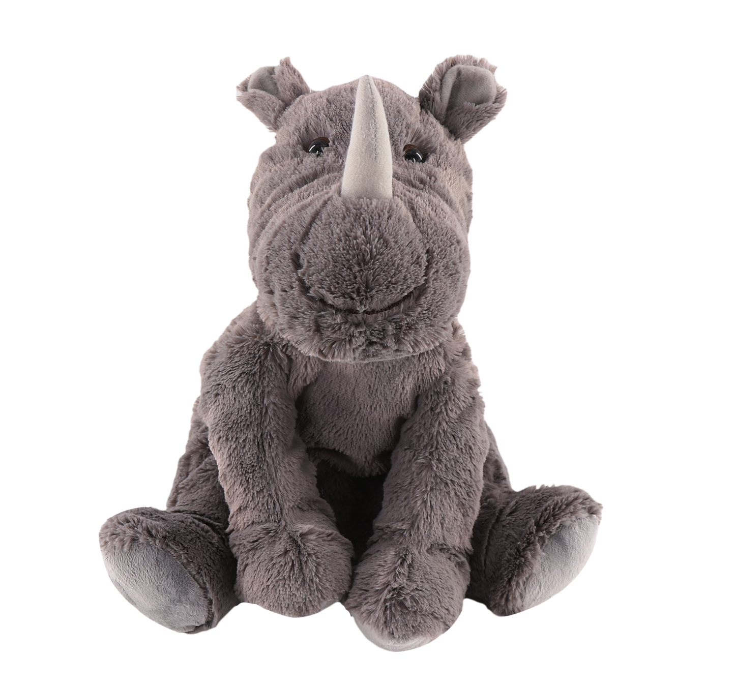 Renny The Rhino, Medium Heatie With Microwaveable Silica Bead Pillow Insert