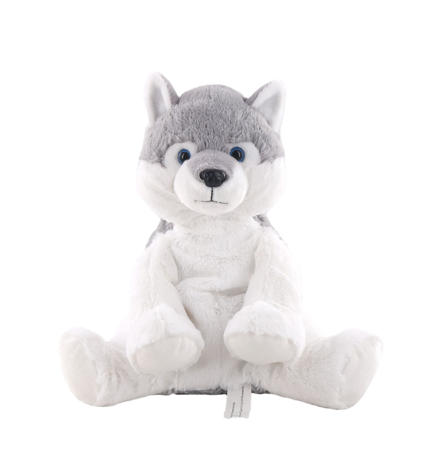 Hugo The Huskey, Medium Heatie With Microwaveable Silica Bead Pillow Insert