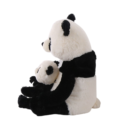 Mum & Baby Pandas, Mini Me Heaties With Microwaveable Silica Bead Pillow Insert